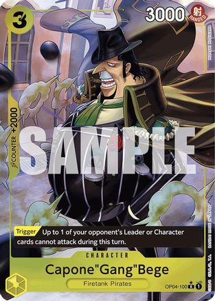 Capone"Gang"Bege (OP04-100) (Full Art) - OP04-100 - Rare