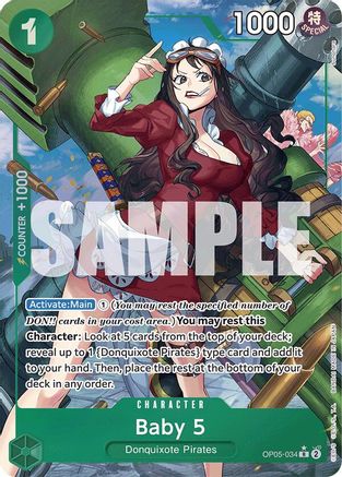 Baby 5 (OP05-034) (Alternate Art) - OP05-034 - Rare