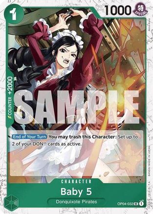 Baby 5 (OP04-032) (Jolly Roger Foil) - OP04-032 - Uncommon