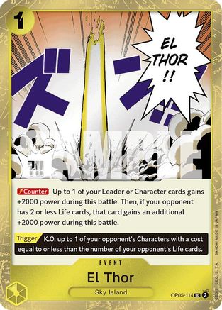 El Thor (Jolly Roger Foil) - OP05-114 - Uncommon