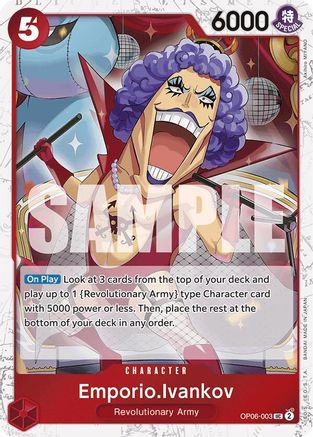 Emporio.Ivankov (Jolly Roger Foil) - OP06-003 - Uncommon