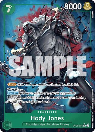 Hody Jones (Alternate Art) - OP06-035 - Super Rare