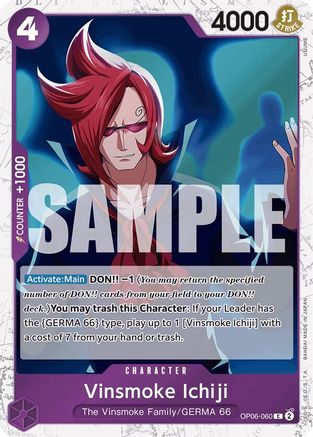 Vinsmoke Ichiji (OP06-060) (Jolly Roger Foil) - OP06-060 - Common