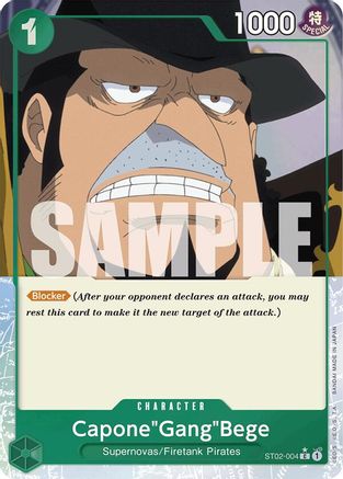 Capone"Gang"Bege (ST02-004) (Full Art) - ST02-004 - Common