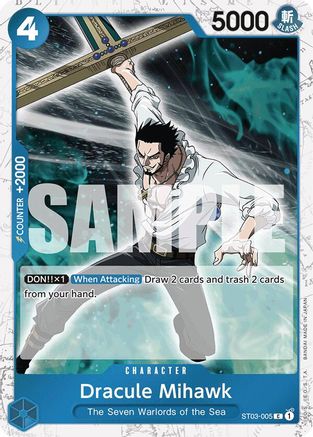 Dracule Mihawk (ST03-005) (Jolly Roger Foil) - ST03-005 - Common