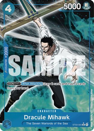 Dracule Mihawk (ST03-005) (Full Art) - ST03-005 - Common