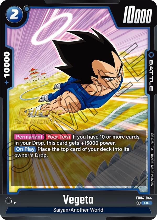 Vegeta (FB04-044) [Ultra Limit Release Event Cards]