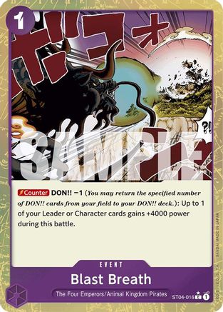 Blast Breath (Textured Foil) - ST04-016 - Common