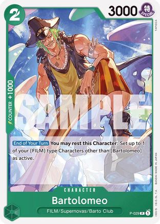 Bartolomeo (P-029) (Reprint) - P-029 - Promo