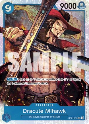 Dracule Mihawk (OP01-070) (Reprint) - OP01-070 - Super Rare
