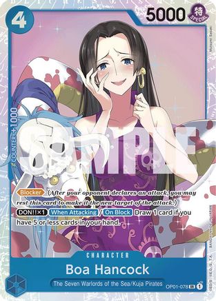 Boa Hancock (OP01-078) (Reprint) - OP01-078 - Super Rare