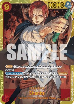 Shanks (OP01-120) (Reprint) - OP01-120 - Secret Rare