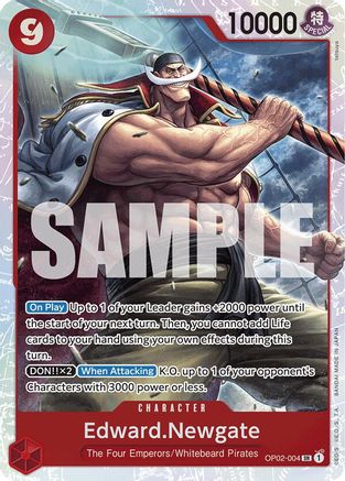 Edward.Newgate (Reprint) - OP02-004 - Super Rare