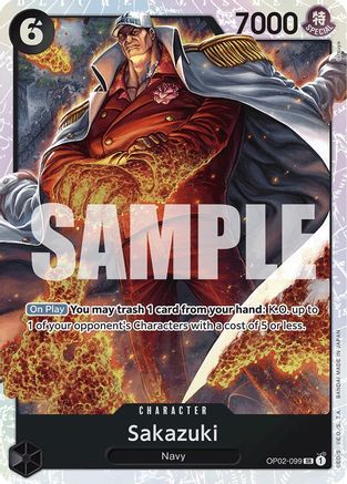 Sakazuki (Reprint) - OP02-099 - Super Rare