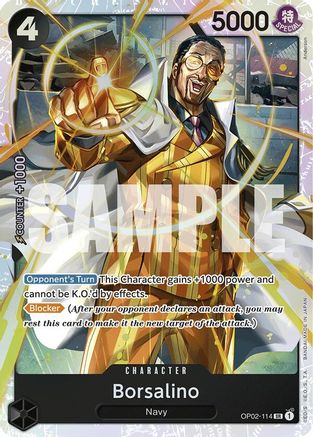 Borsalino (Reprint) - OP02-114 - Super Rare