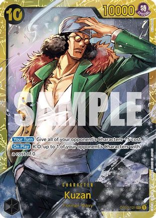 Kuzan (OP02-121) (Reprint) - OP02-121 - Secret Rare