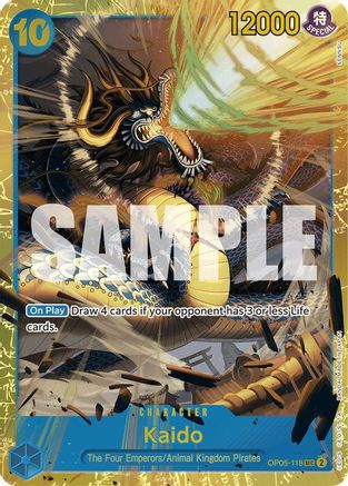 Kaido (OP05-118) (Reprint) - OP05-118 - Secret Rare