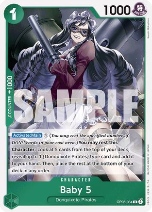 Baby 5 (OP05-034) (Reprint) - OP05-034 - Rare