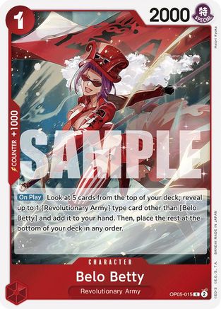 Belo Betty (OP05-015) (Reprint) - OP05-015 - Rare