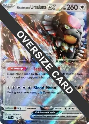 Bloodmoon Ursaluna ex - 177 - 141/167 - Double Rare