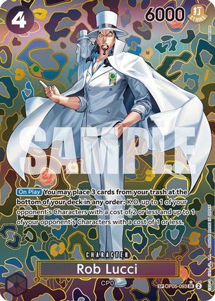 Rob Lucci (SP) - OP05-093 - Super Rare