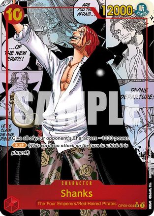 Shanks (004) (Manga) - OP09-004 - Super Rare