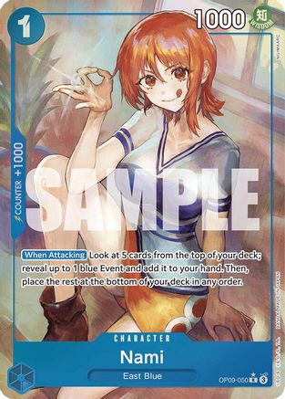 Nami (050) (Parallel) - OP09-050 - Rare