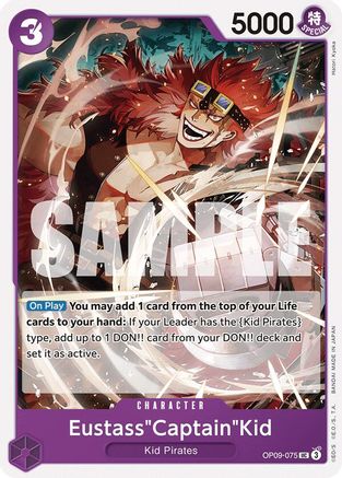 Eustass"Captain"Kid - OP09-075 - Uncommon