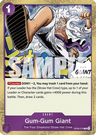 Gum-Gum Giant - OP09-078 - Rare