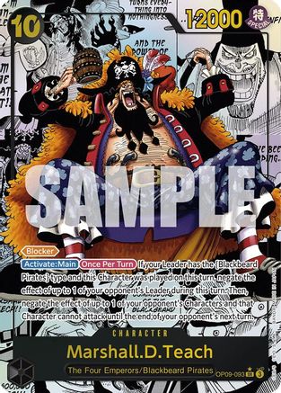 Marshall.D.Teach (093) (Manga) - OP09-093 - Super Rare