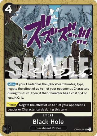 Black Hole - OP09-098 - Uncommon