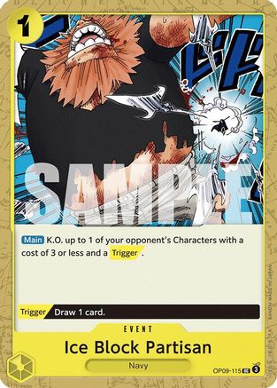 Ice Block Partisan - OP09-115 - Uncommon