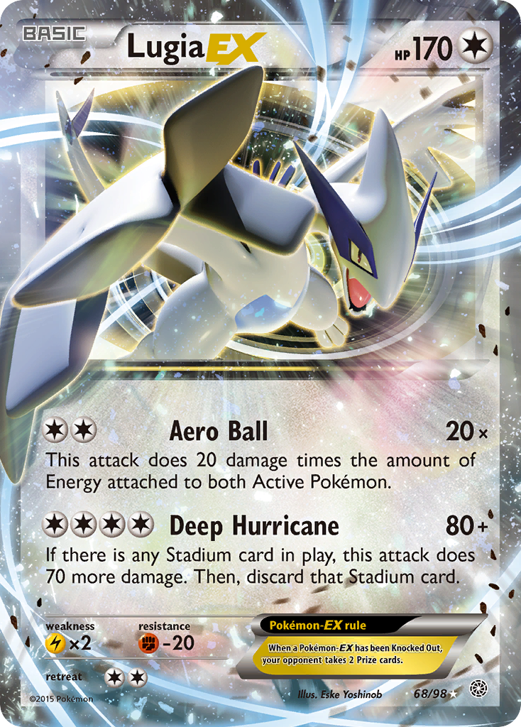 Lugia EX (68/98) [XY: Ancient Origins]