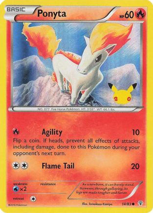 Ponyta - 014 - Promo - Holofoil