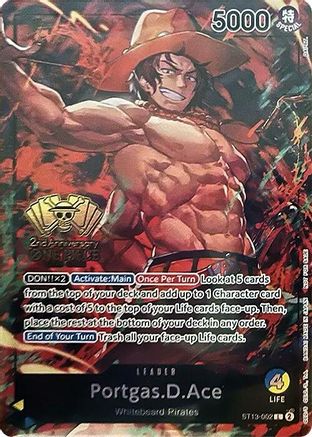 Portgas.D.Ace (2nd Anniversary Tournament) - ST13-002 - Leader
