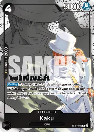 Kaku (Winner Pack 2025 Vol. 1) - OP07-080 - Rare