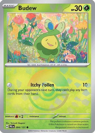 Budew (Poke Ball Pattern) - 004/131 - Common - Holofoil