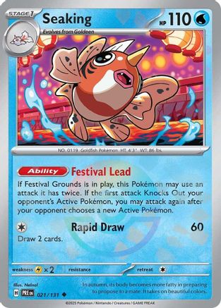 Seaking (Poke Ball Pattern) - 021/131 - Uncommon - Holofoil