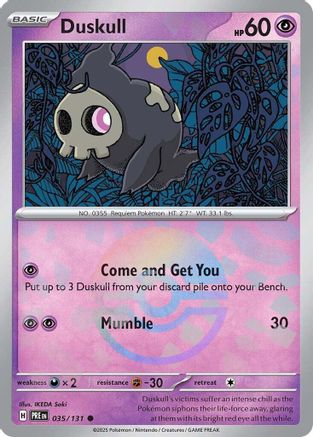 Duskull (Poke Ball Pattern) - 035/131 - Common - Holofoil