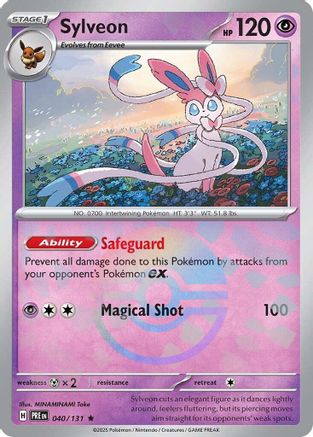 Sylveon (Poke Ball Pattern) - 040/131 - Rare - Holofoil