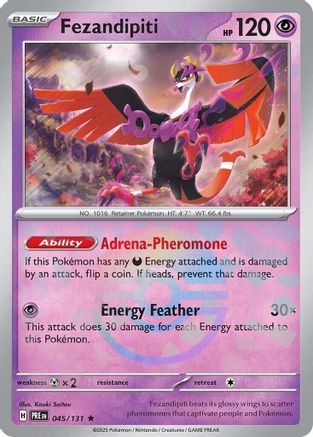 Fezandipiti (Poke Ball Pattern) - 045/131 - Rare - Holofoil