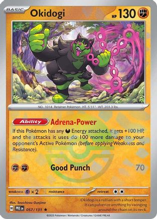Okidogi (Poke Ball Pattern) - 057/131 - Rare - Holofoil