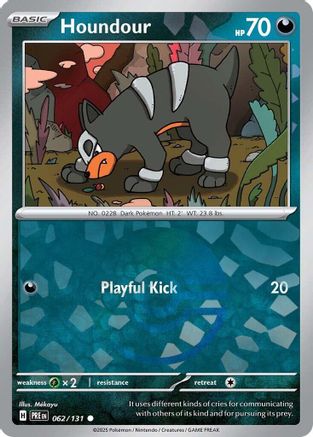 Houndour (Poke Ball Pattern) - 062/131 - Common - Holofoil