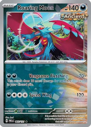 Roaring Moon (Poke Ball Pattern) - 065/131 - Rare - Holofoil
