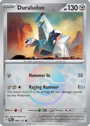 Duraludon (Poke Ball Pattern) - 069/131 - Common - Holofoil