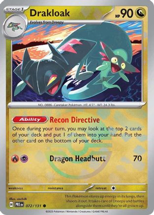 Drakloak (Poke Ball Pattern) - 072/131 - Common - Holofoil