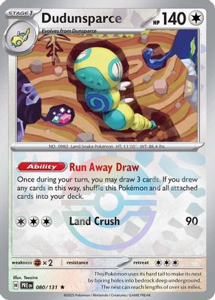Dudunsparce (Poke Ball Pattern) - 080/131 - Rare - Holofoil