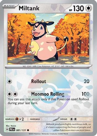Miltank (Poke Ball Pattern) - 081/131 - Common - Holofoil