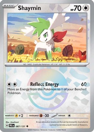 Shaymin (Poke Ball Pattern) - 087/131 - Uncommon - Holofoil