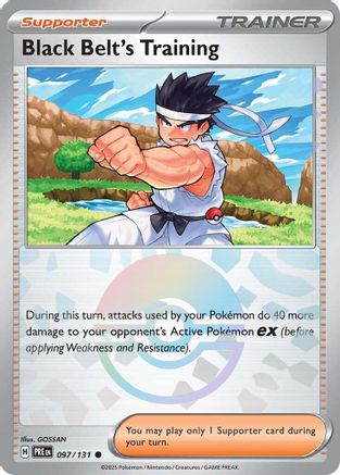Black Belt's Training - 097/131 - Common - Holofoil